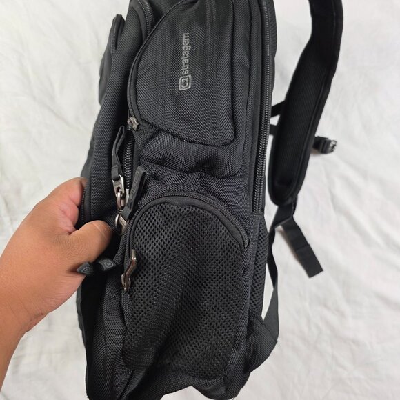 Ogio Stratagem Black Backpack Travel School Casual Outdoors Camping Work Wear - Picture 11 of 16